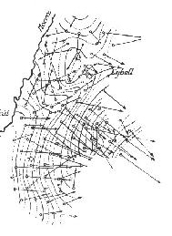 Az egbelli (Gbely, Szlovákia) mérések  eredménytérképe, 1916 <