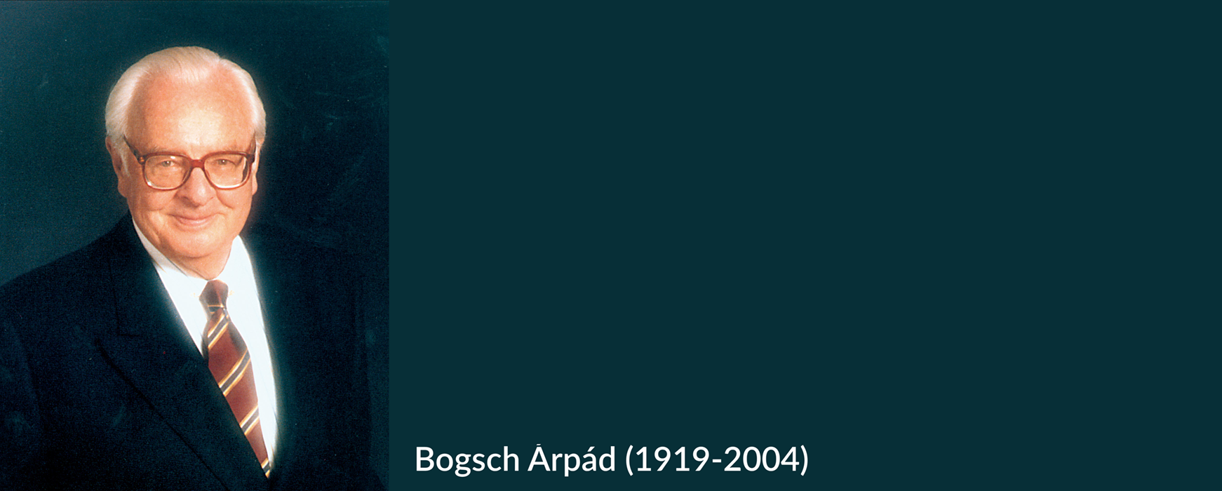 Bogsch Árpád Bogsch Árpád portrékép