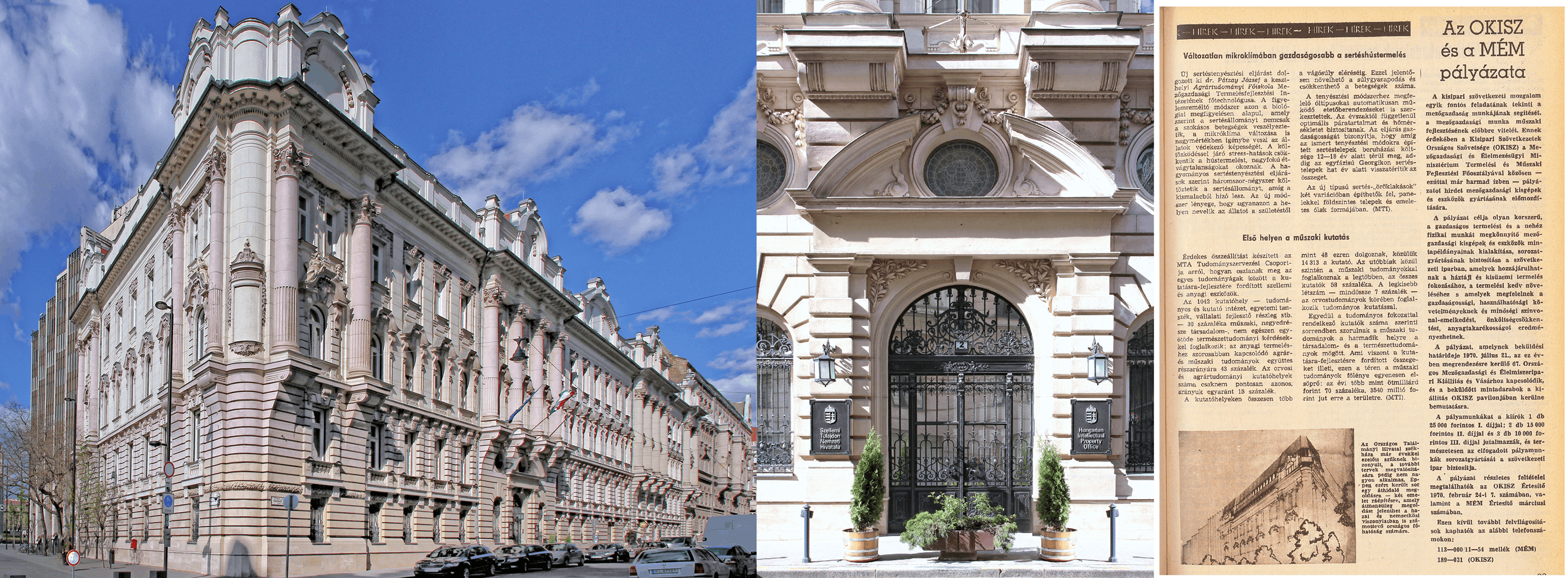 Hivatali épületek Régi hivatali épületek és ujságcikk